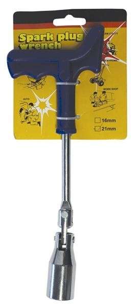 Plug Spanner 21mm with Plastic Handle