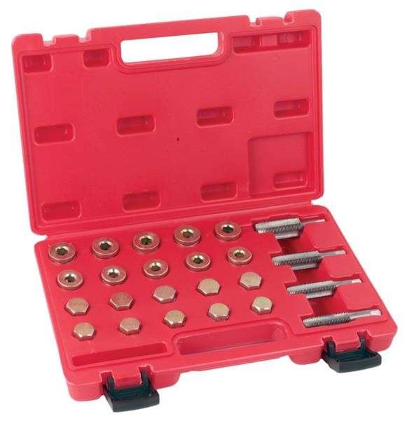 Sump Plug and Rethreading Kit 20 Piece