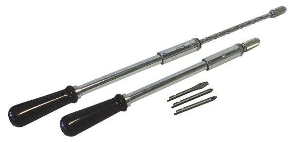 Ratchet Screwdriver 500mm with 3 Bits