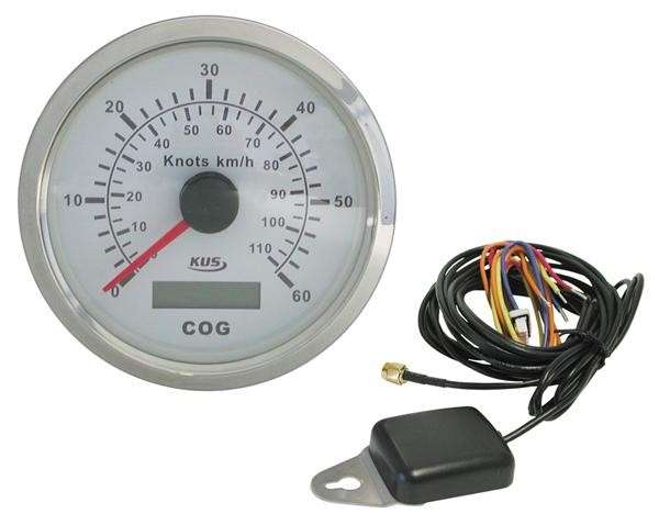 GPS Speedometer for Boats / Yacths / Trucks / Aeroplanes - White
