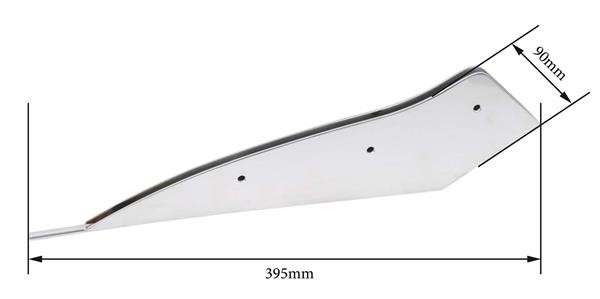 Skeg Protector - 115-250hp - 316 Stainless Steel