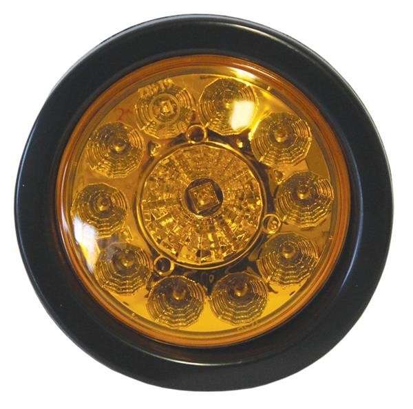 Round LED Amber Trailer Lamp