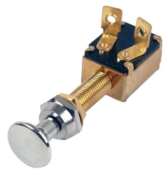 Pull Switch with Brass Knob - Off-On