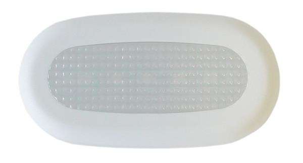 LED Flush Mount Courtesy Light - White - Oval