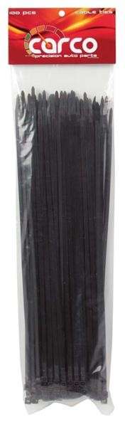 Cable Ties - Black - 3.6mm x 300mm
