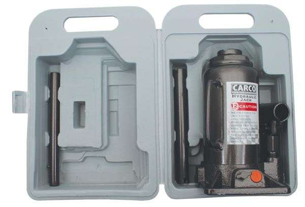 Hydraulic Bottle Jack - 12 Ton with Blow Moulded Case