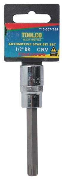 Torx Bit - 1/2" Drive - T55 Long