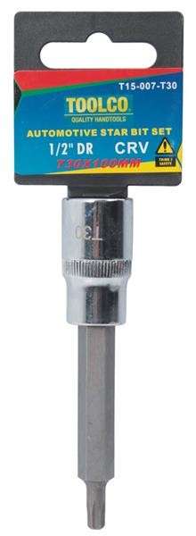 Torx Bit - 1/2" Drive - T30 Long