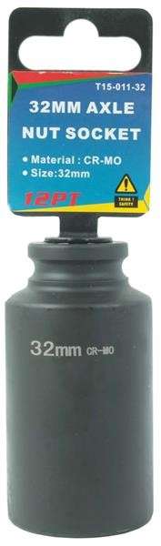 Heavy Duty Axle Socket (12 Point) 32mm