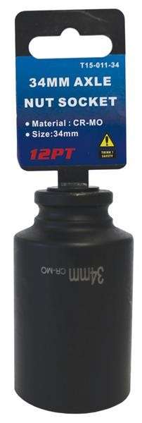 Heavy Duty Axle Socket (12 Point) 34mm