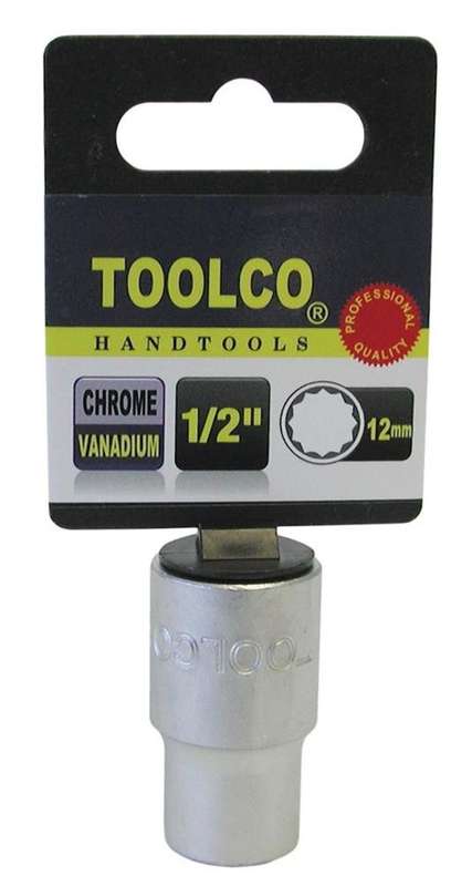Socket - 1/2" Drive - 12 Point - 12mm