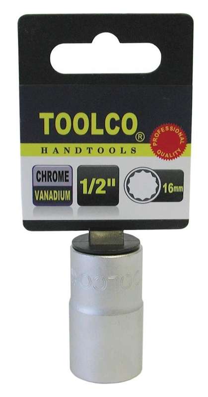 Socket - 1/2" Drive - 12 Point - 16mm