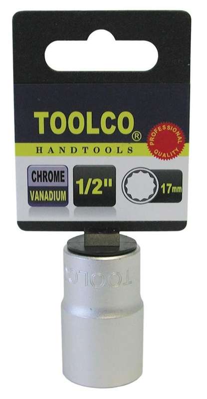Socket - 1/2" Drive - 12 Point - 17mm
