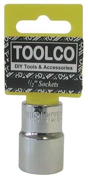 Socket - 1/2" Drive - 6 Point - 18mm