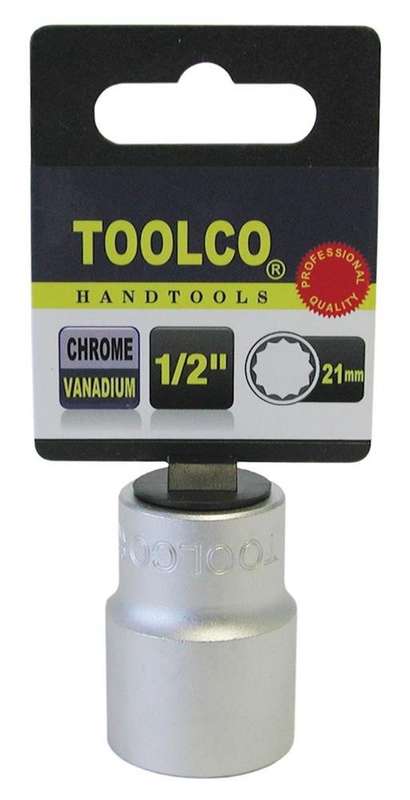 Socket - 1/2" Drive - 12 Point - 21mm