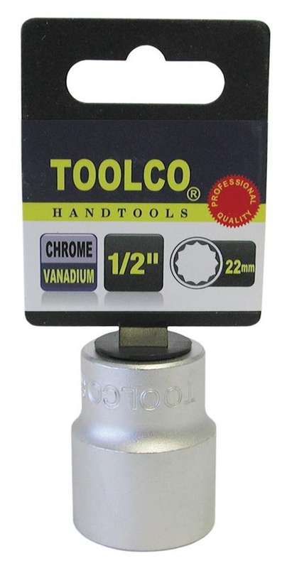 Socket - 1/2" Drive - 12 Point - 22mm