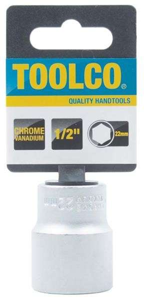 Socket - 1/2" Drive - 6 Point - 22mm
