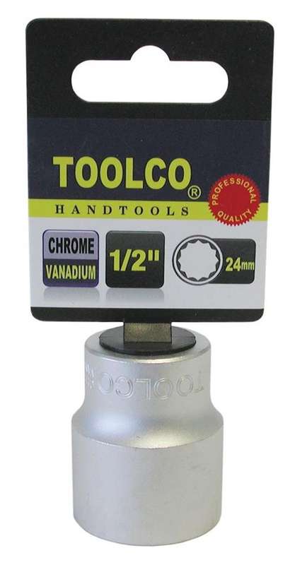 Socket - 1/2" Drive - 12 Point - 24mm