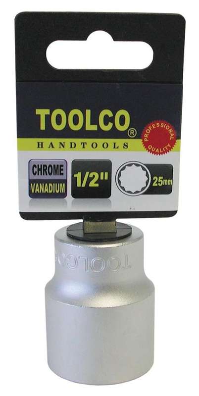 Socket - 1/2" Drive - 12 Point - 25mm