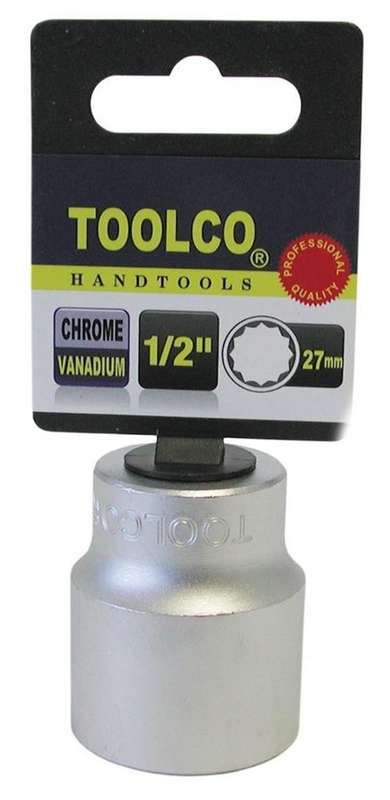 Socket - 1/2" Drive - 12 Point - 27mm