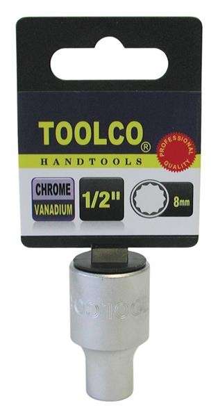 Socket - 1/2" Drive - 12 Point - 8mm