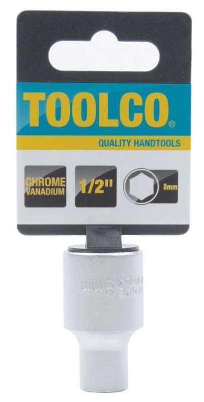 Socket - 1/2" Drive - 6 Point - 8mm