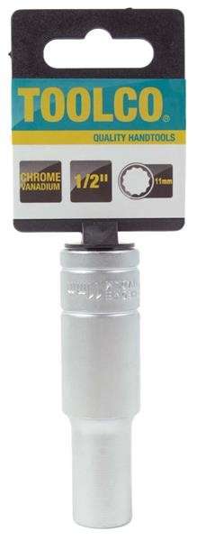 Tube Socket - 1/2" Drive - 12 Point - 11mm