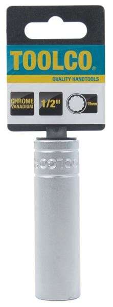 Tube Socket - 1/2" Drive - 12 Point - 15mm