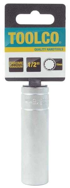 Tube Socket - 1/2" Drive - 12 Point - 16mm