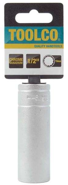 Tube Socket - 1/2" Drive - 12 Point - 19mm