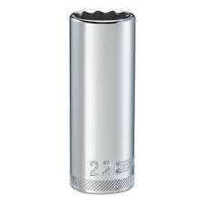 Tube Socket - 1/2" Drive - 12 Point - 22mm