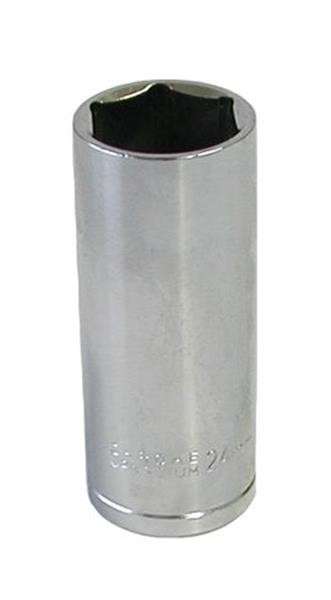 Tube Socket - 1/2" Drive - 6 Point - 24mm