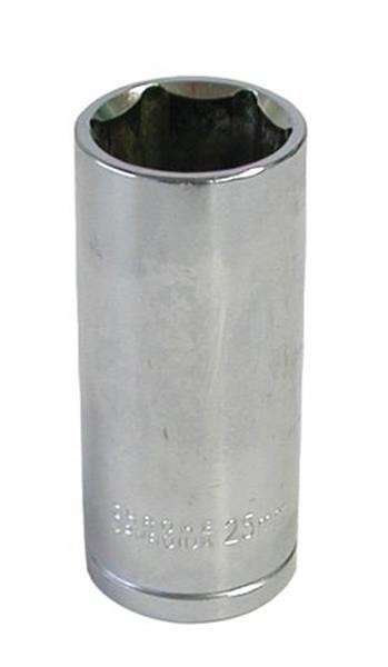 Tube Socket - 1/2" Drive - 6 Point - 25mm