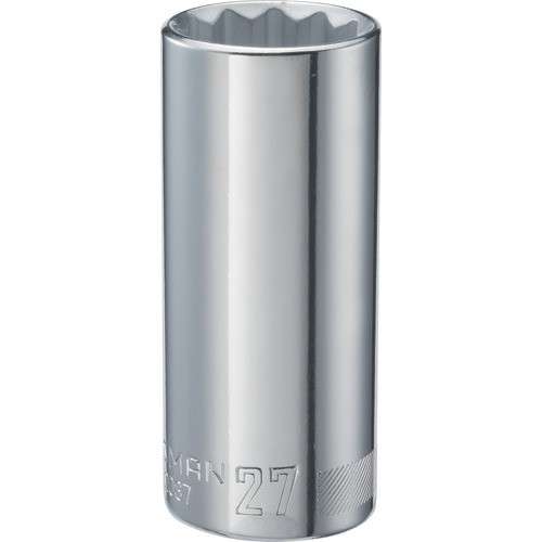Tube Socket - 1/2" Drive - 12 Point - 27mm