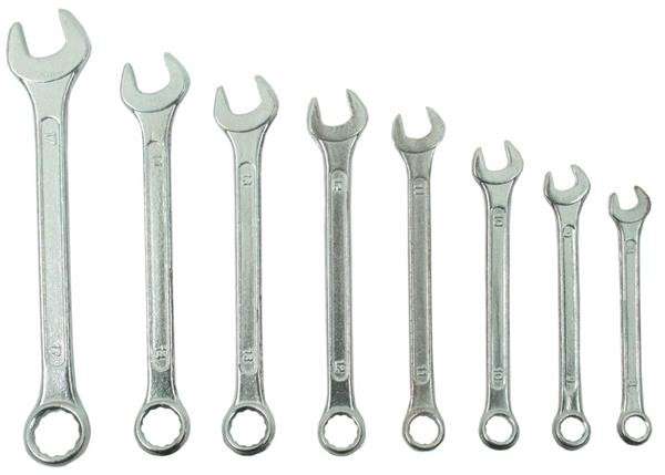 Combination Spanner Set - 8 Piece
