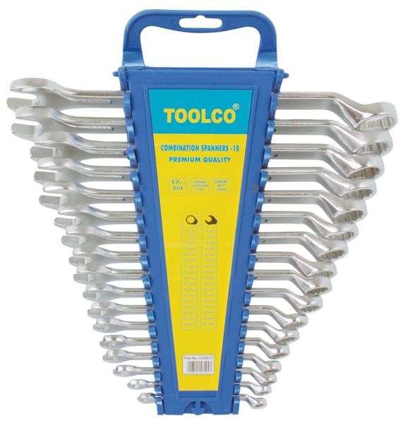 Offset Combination Spanner Set - 21 Piece