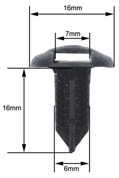 Panel Clips - Toyota / GM - 10 Pieces