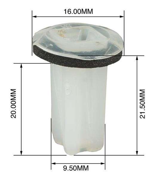 Panel Clips - Screw Saddle - 9mm - 10 Pieces