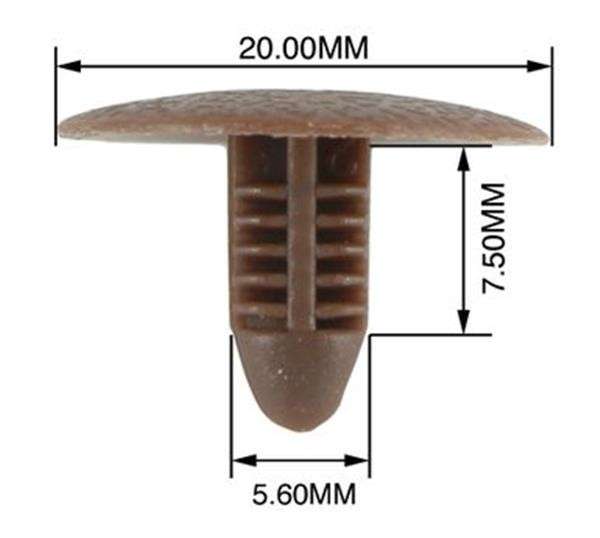 Panel Clips - 5.6mm - 10 Pieces