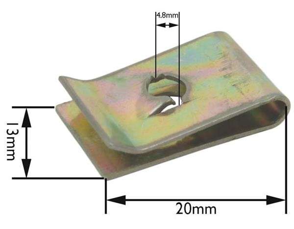 Speed Clip - 4.8mm - 100 Pieces