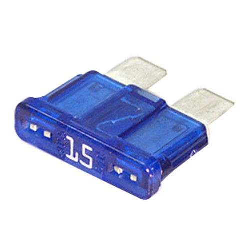 2 Pin Blade Fuse - 15 Amp - 100 Pieces