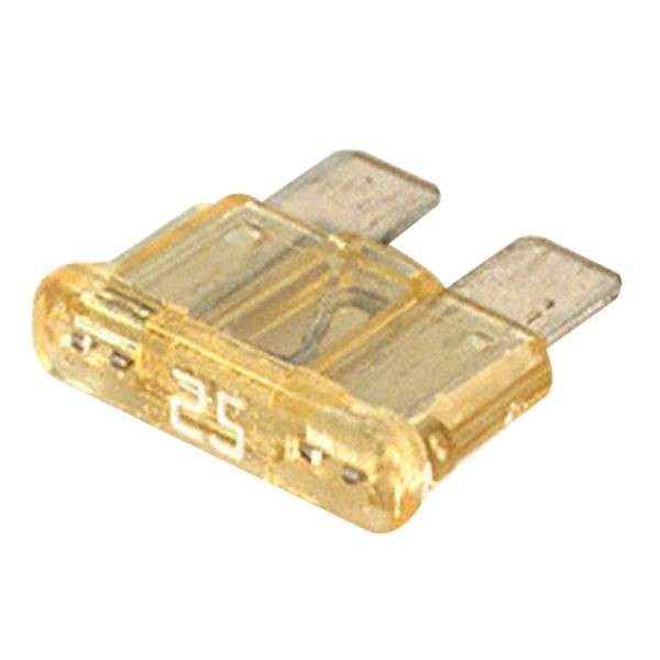 2 Pin Blade Fuse - 25 Amp - 100 Pieces