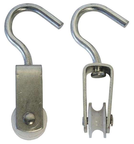 Single Pulley - Galvanised - 20mm Wheel