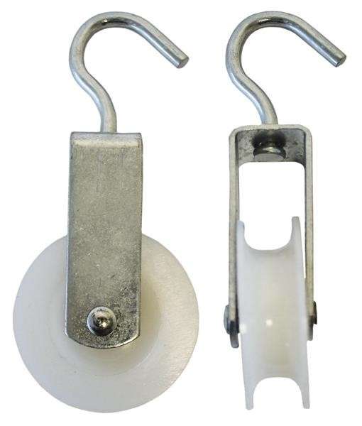 Single Pulley - Galvanised - 50mm Wheel