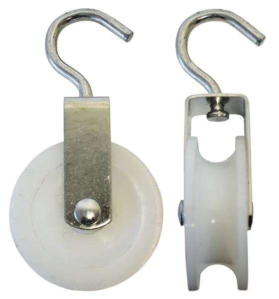 Single Pulley - Galvanised - 60mm Wheel