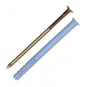 Nail In Anchor Plug - 6 x 40mm - 10 Pieces