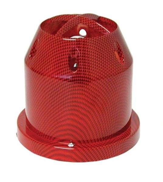 Air FIlter - Plastic Cover - 76mm - Red