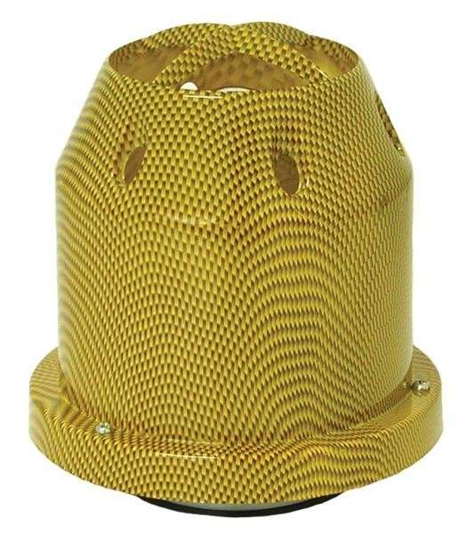 Air FIlter - Plastic Cover - 76mm - Yellow