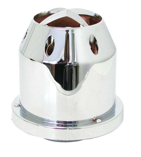 Air FIlter - Plastic Cover - 76mm - Chrome