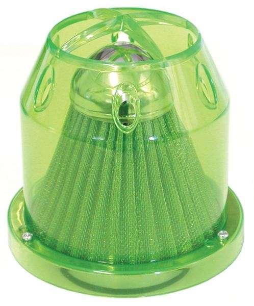 Air FIlter - Plastic Transparent Cover - 76mm - Green